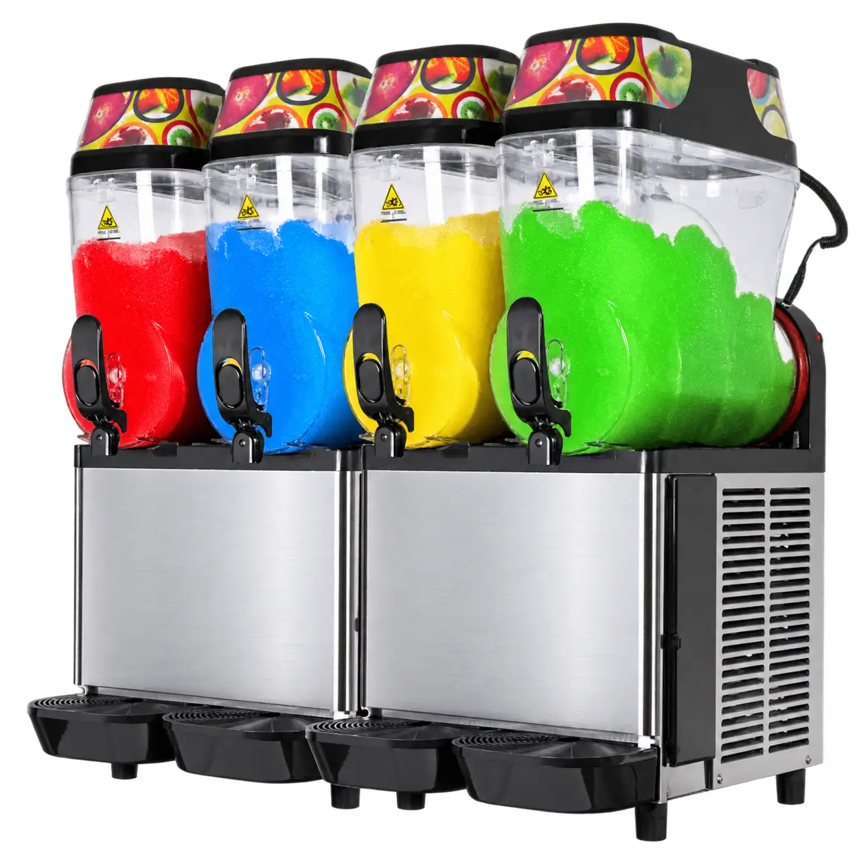 Slush ice-maskine, 4 beholdere á 12 liter